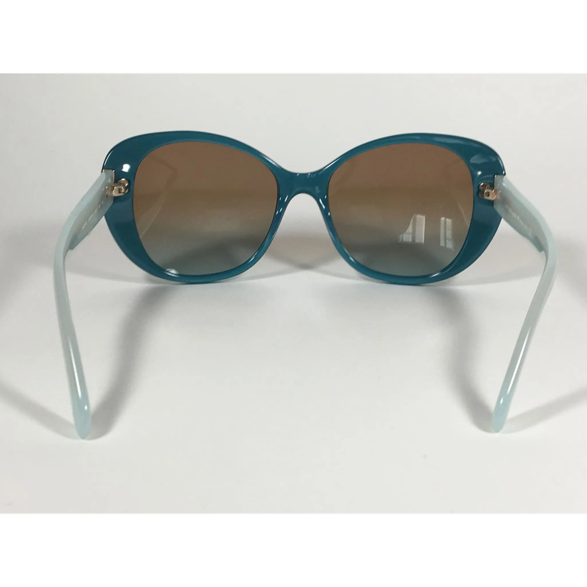 Kate Spade Emery Cat Eye Sunglasses Aqua Sea Glass Brown Gradient Lens Emery/s 0JGW WB