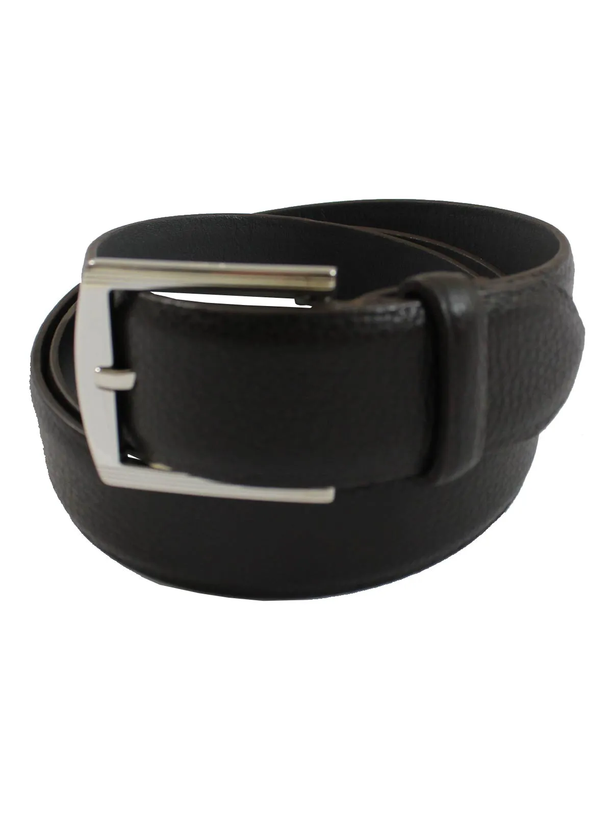 Kiton Belt Dark Brown Leather Men Belt 110 / 44 SALE