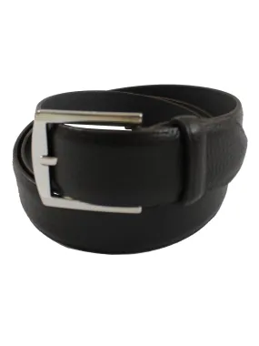 Kiton Belt Dark Brown Leather Men Belt 110 / 44 SALE