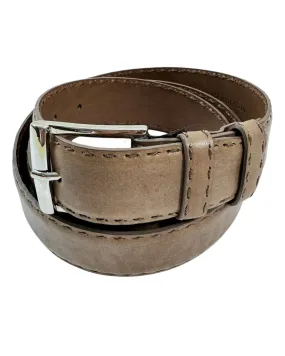 Kiton Belt Tan Leather Men Belt 110/ 44
