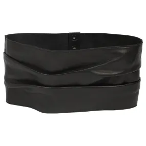 Leather Cumberbund Belt