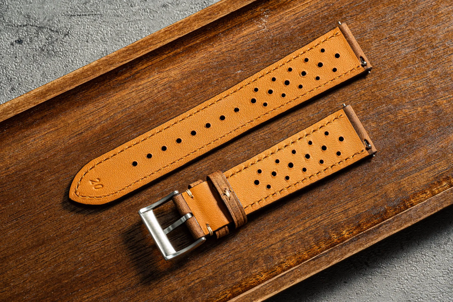 Leather Rally Strap - Natural Brown