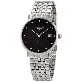 Longines Elegant Automatic Black Dial Men's Watch L4.810.4.57.6