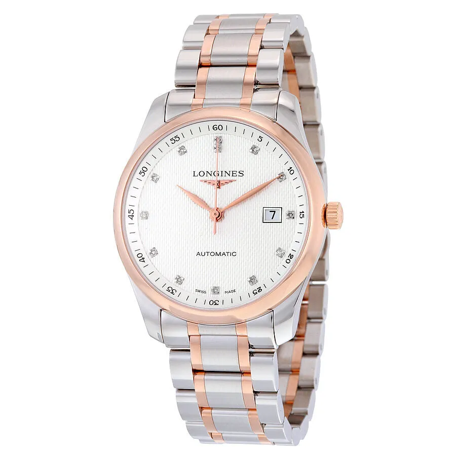 Longines Elegant Silver Diamond Dial Men's Watch L27935777 L2.793.5.77.7