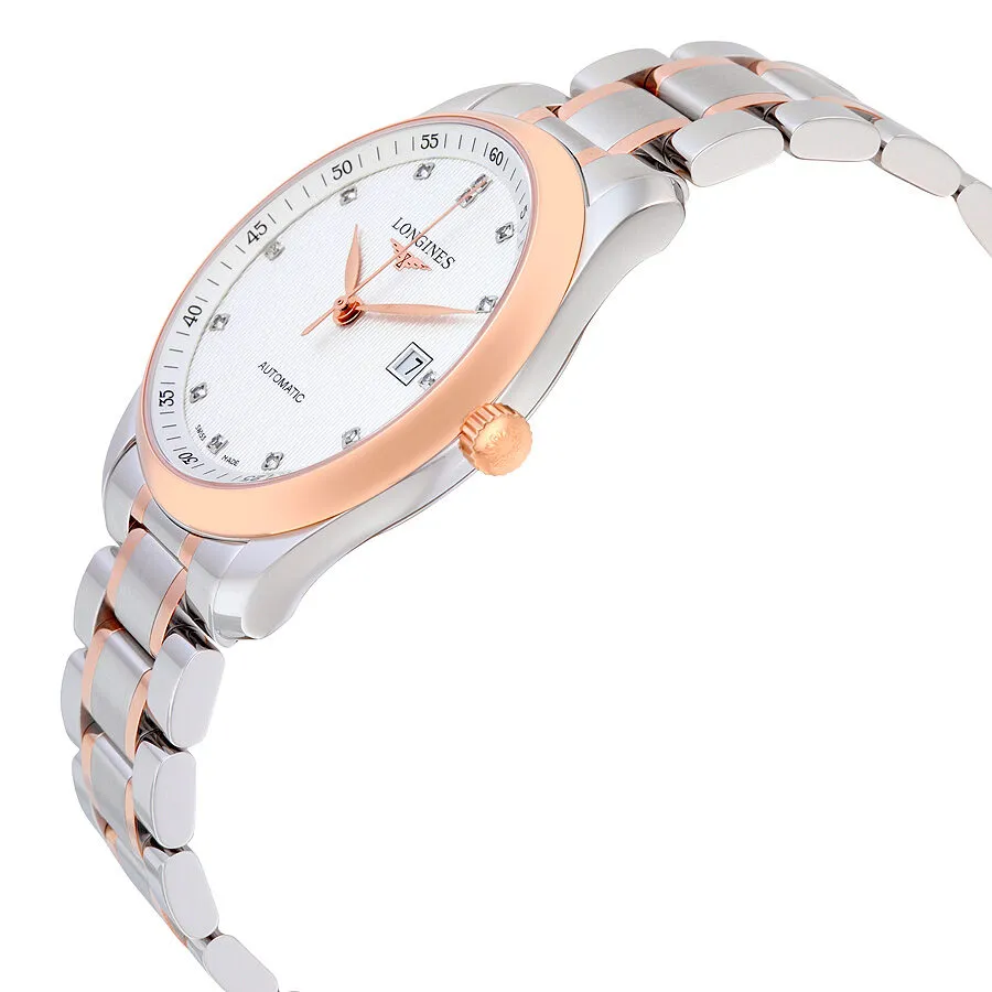 Longines Elegant Silver Diamond Dial Men's Watch L27935777 L2.793.5.77.7