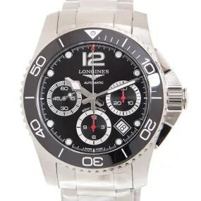Longines Hydroconquest Chronograph Automatic Black Dial Unisex Watch L37834566