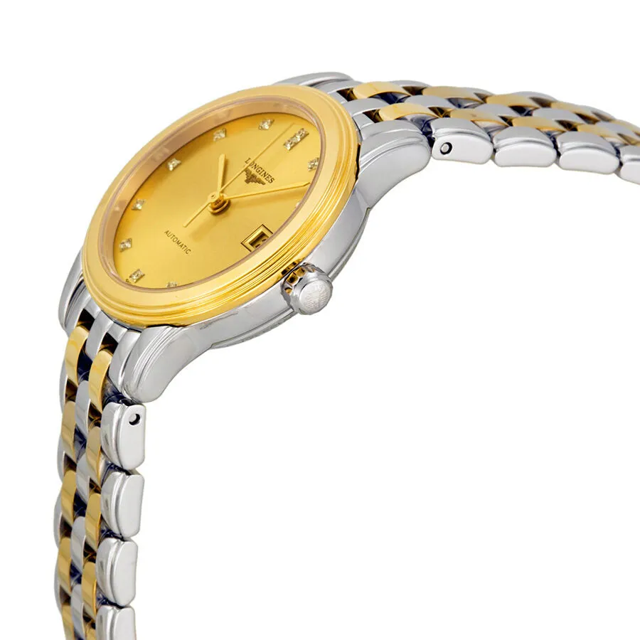 Longines La Grande Classique Automatic Champagne Diamond Dial Ladies Watch L4.274.3.37.7