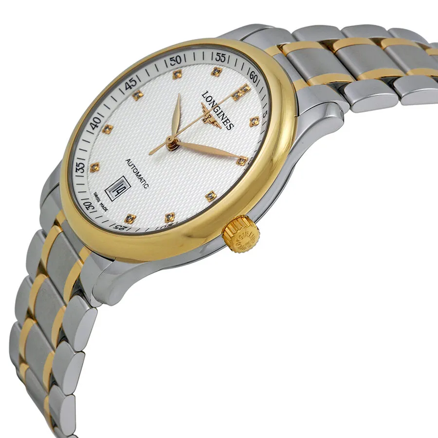 Longines Master Automatic Diamond Silver Dial Men's Watch L2.628.5.77.7