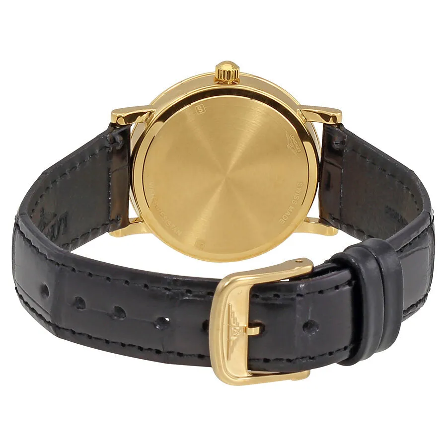 Longines Presence Champagne Dial Ladies 18K Yellow Gold Watch L4.279.6.32.0
