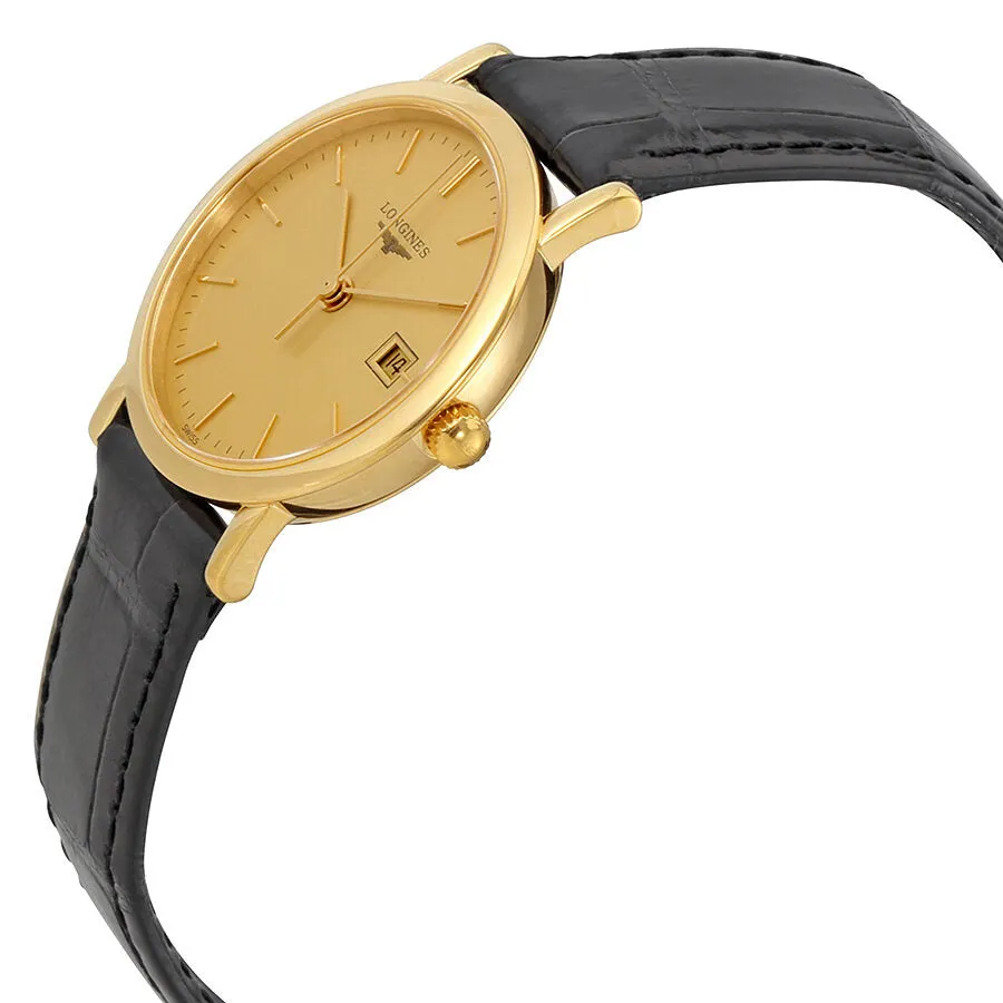 Longines Presence Champagne Dial Ladies 18K Yellow Gold Watch L4.279.6.32.0
