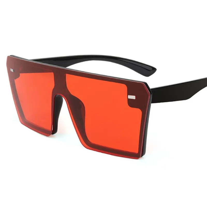 Luxury Brand Fashion Flat Top Sunglasses