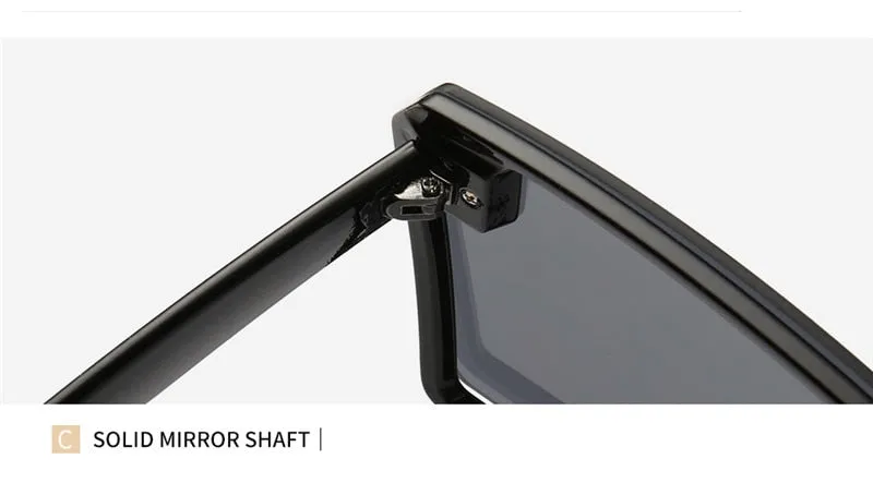Luxury Brand Fashion Flat Top Sunglasses