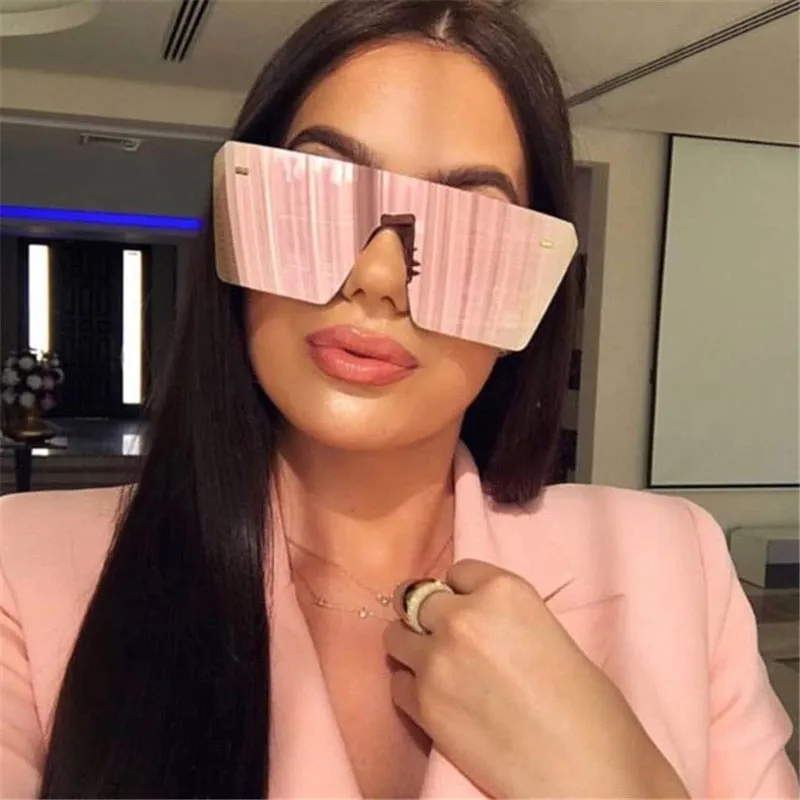Luxury Brand Fashion Flat Top Sunglasses