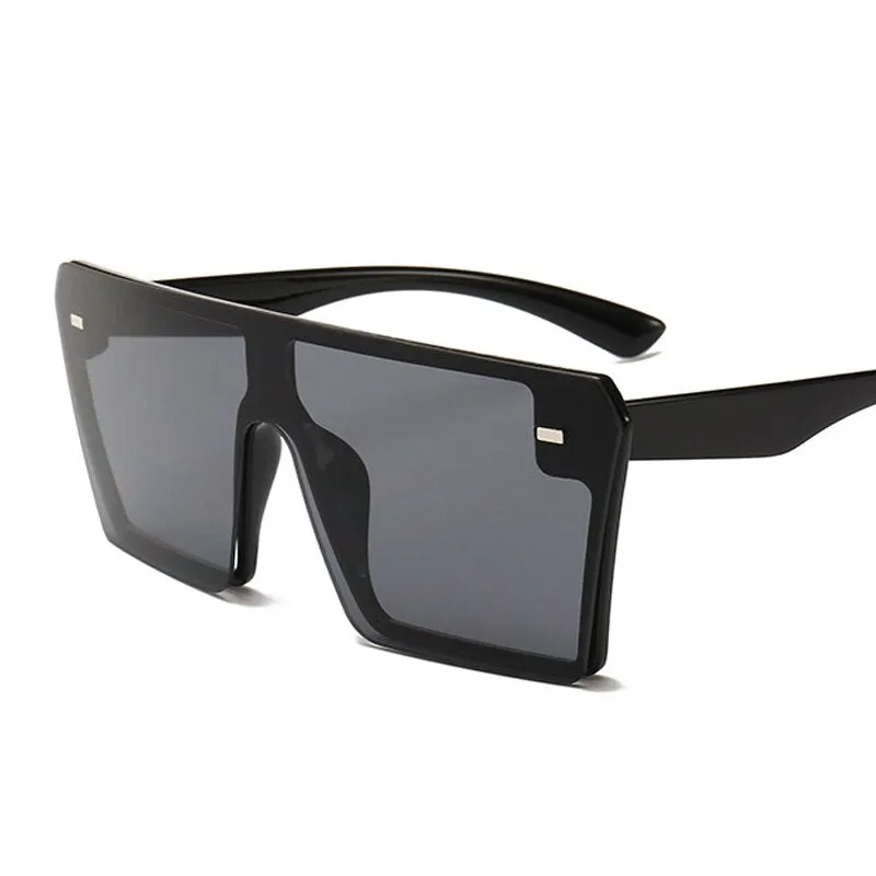 Luxury Brand Fashion Flat Top Sunglasses