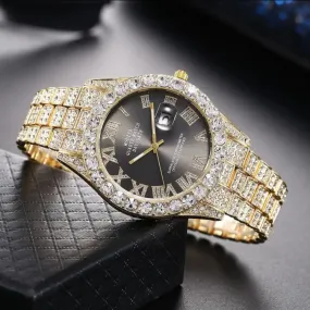 Luxury Rhinestone Men Casual Crystal Watches S4731226