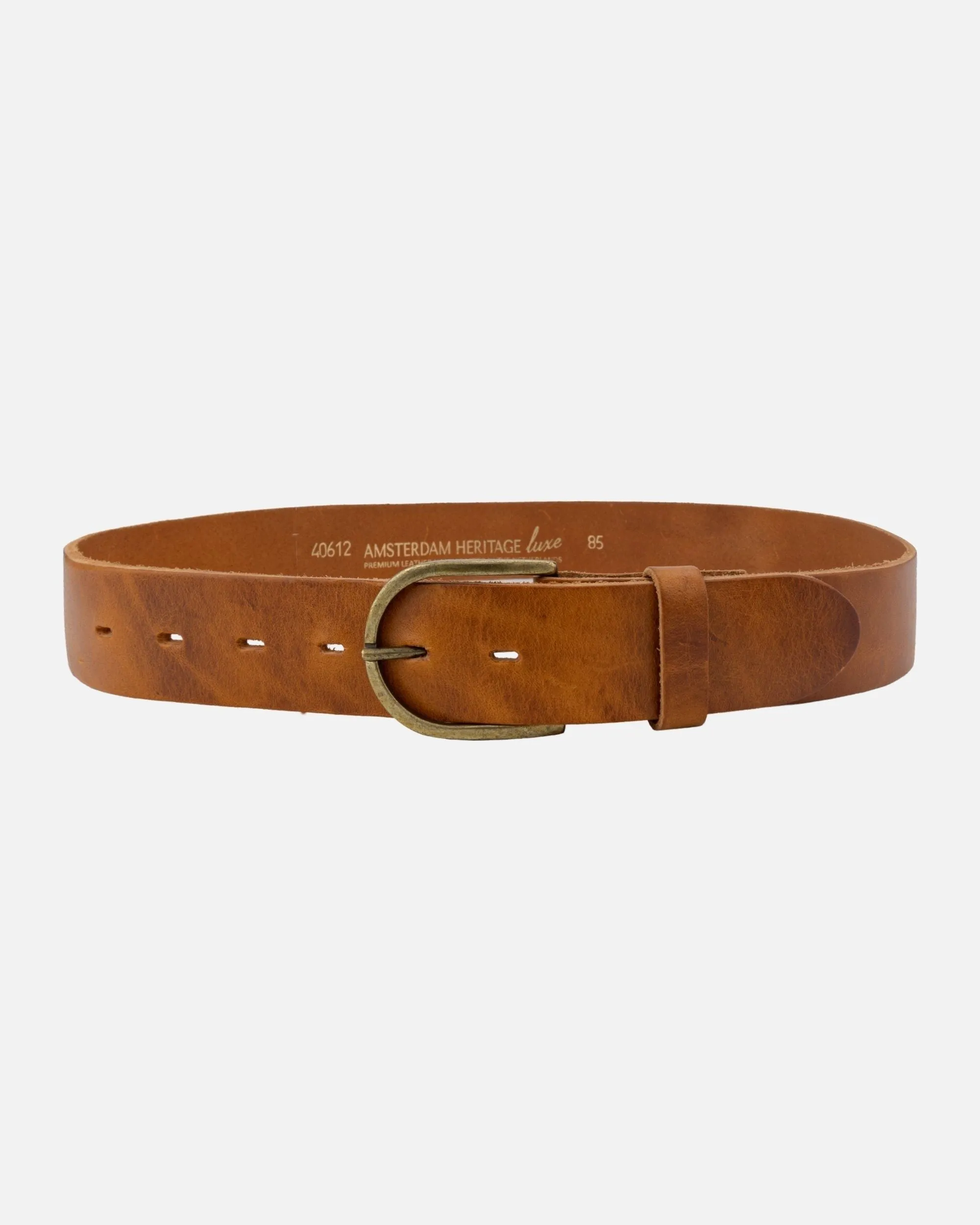 MADE TO ORDER Caro | Classic Leather Belt with Removable Buckle