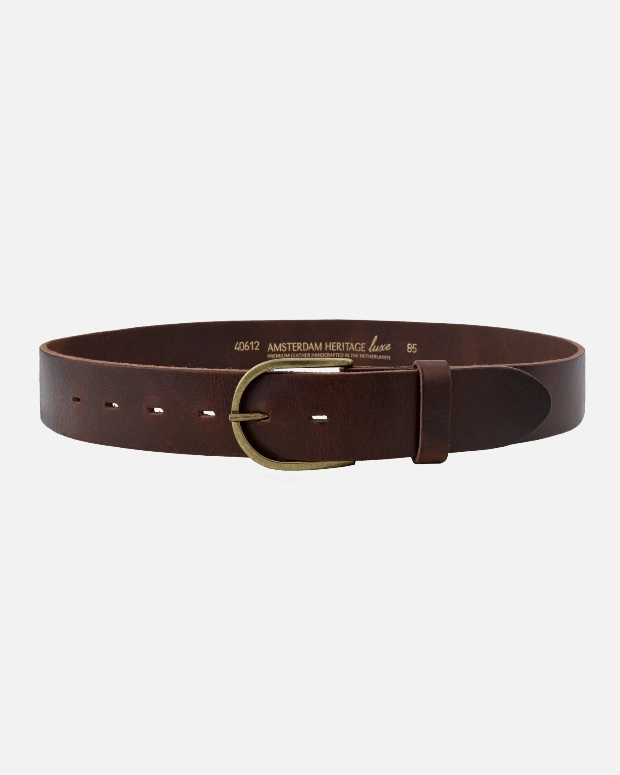 MADE TO ORDER Caro | Classic Leather Belt with Removable Buckle