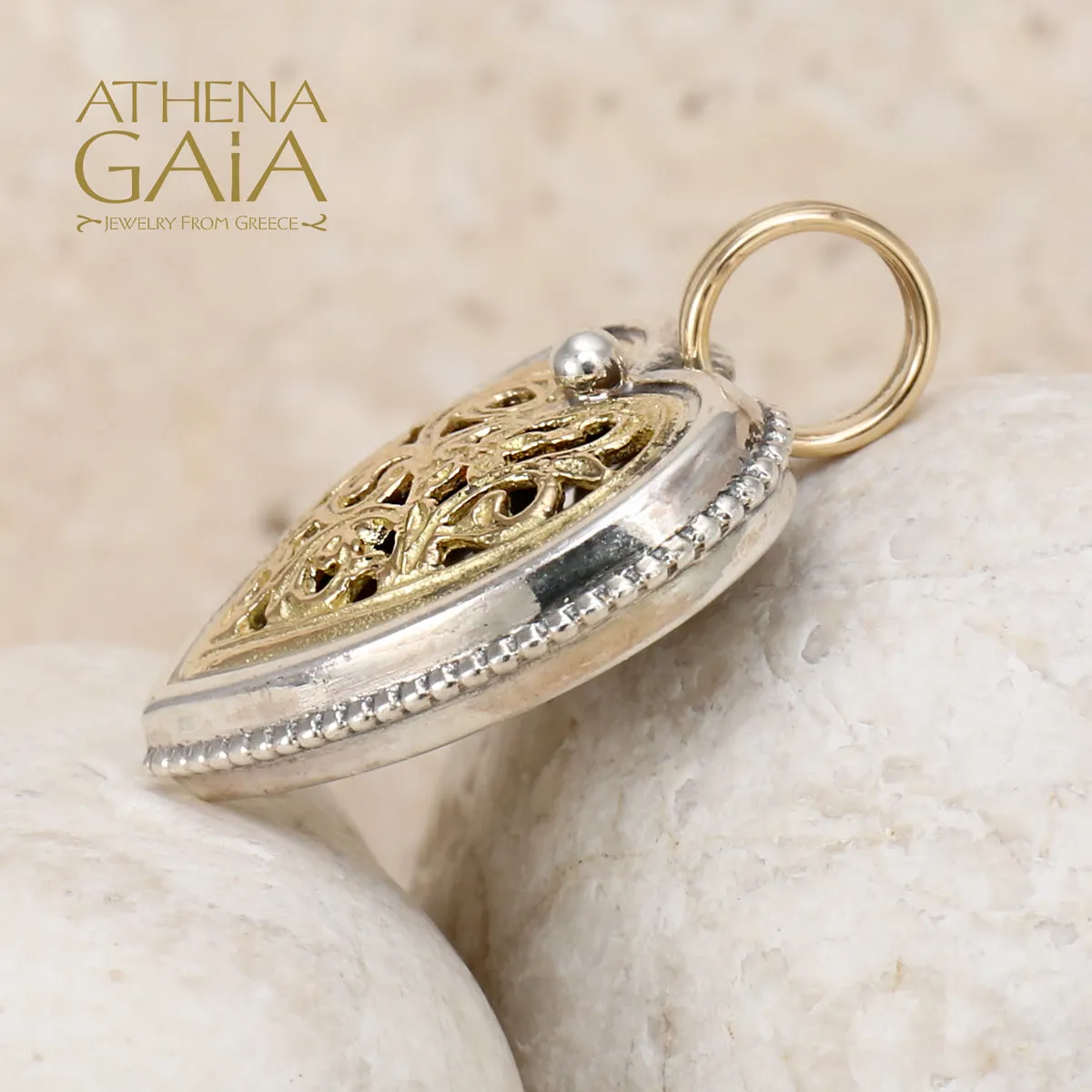 Meadow Shadows Heart Pendant
