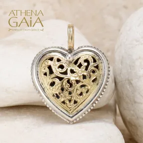 Meadow Shadows Heart Pendant