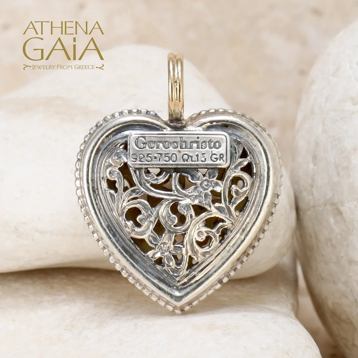 Meadow Shadows Heart Pendant