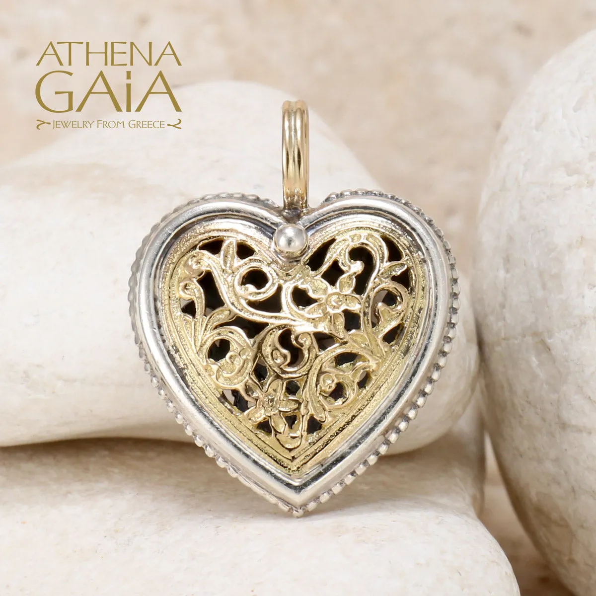 Meadow Shadows Heart Pendant