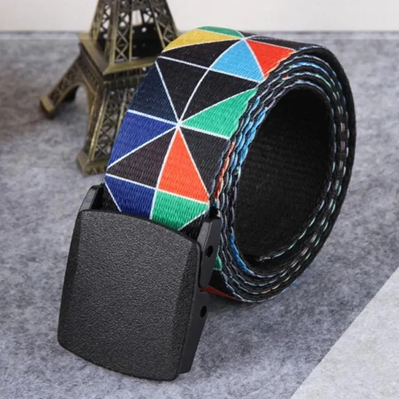 Men's Casual Elastic Belt With Smooth Buckle