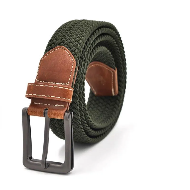 Men's Elastic Canvas Belt