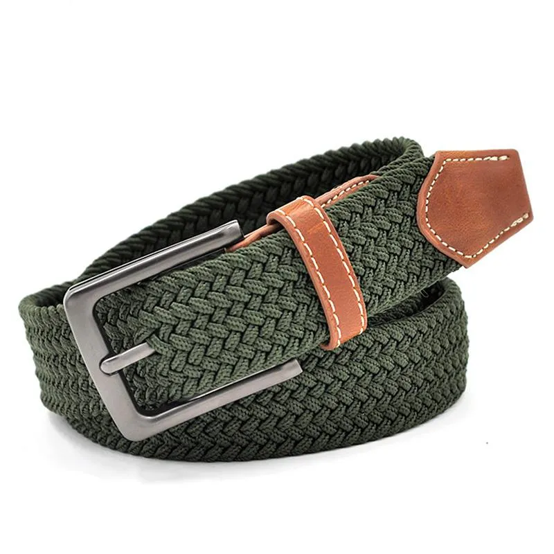 Men's Elastic Canvas Belt