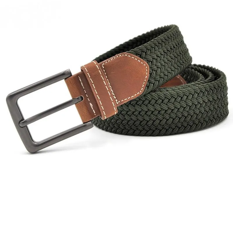 Men's Elastic Canvas Belt