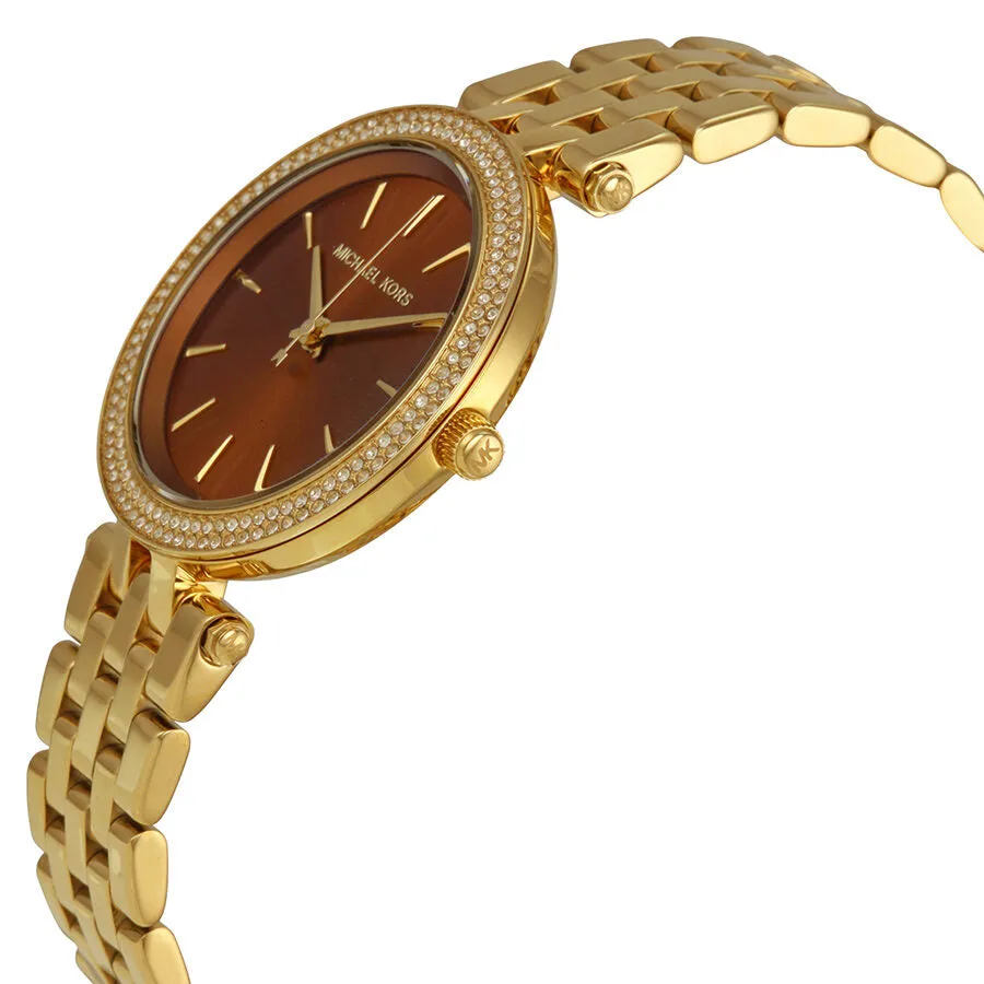 Michael Kors Darci Mini Gold Dial Gold-tone Ladies Watch MK3408