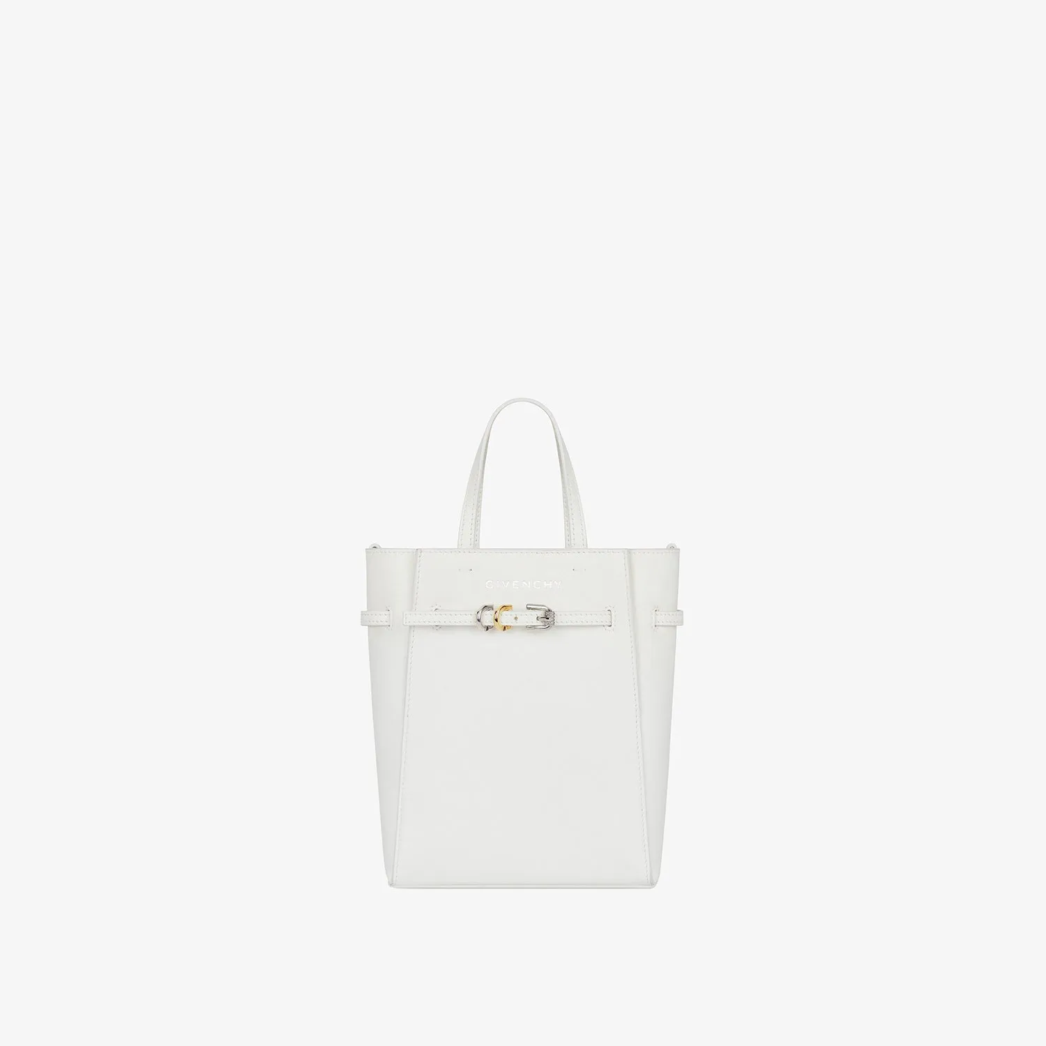 Mini Voyou tote bag in leather