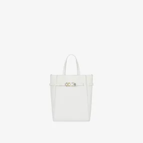 Mini Voyou tote bag in leather