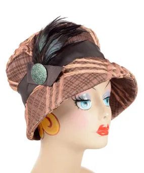 Molly Hat Style - Copper Plaid Upholstery