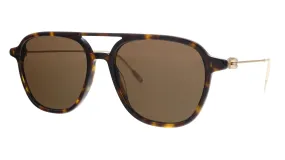 Montblanc MB0003S-002  Havana  Aviator Sunglasses