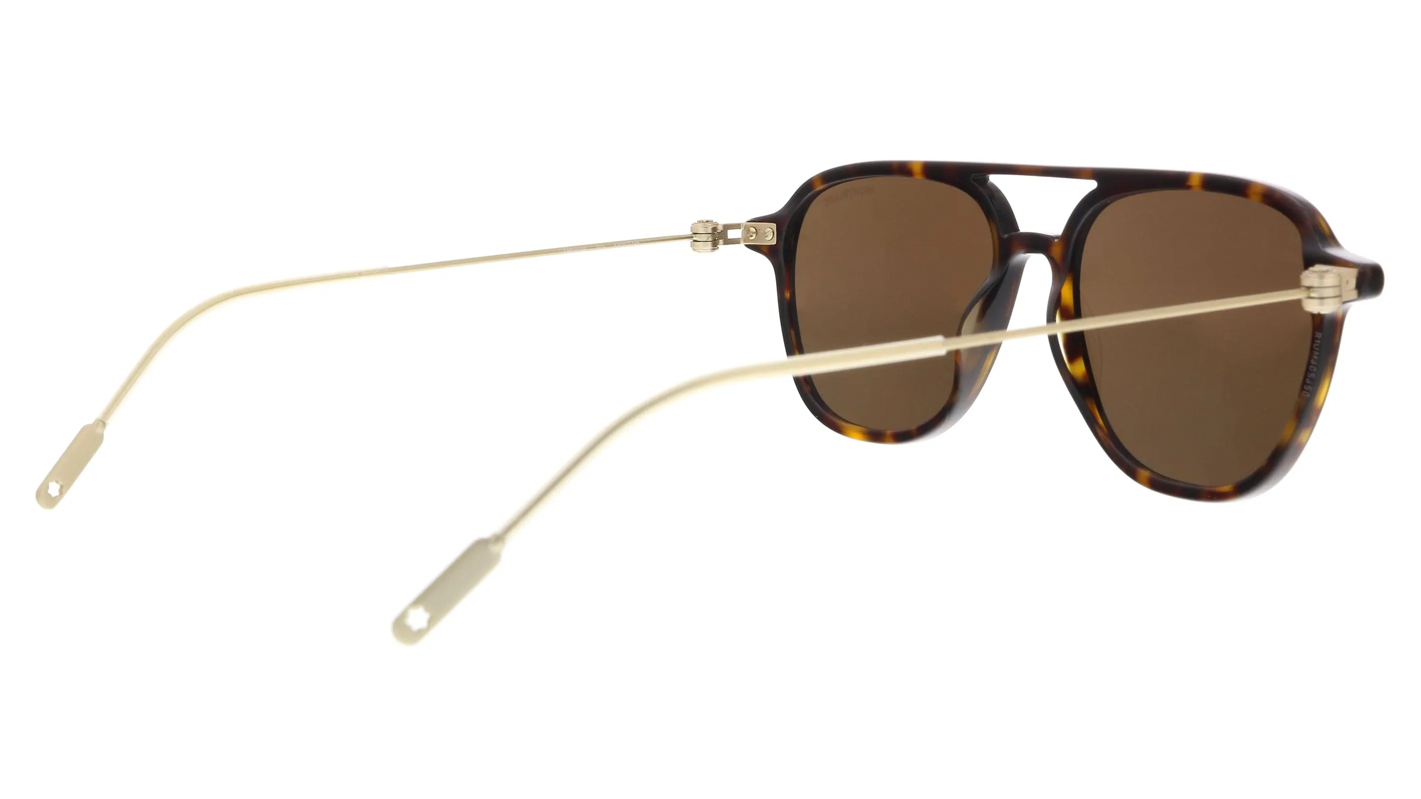 Montblanc MB0003S-002  Havana  Aviator Sunglasses