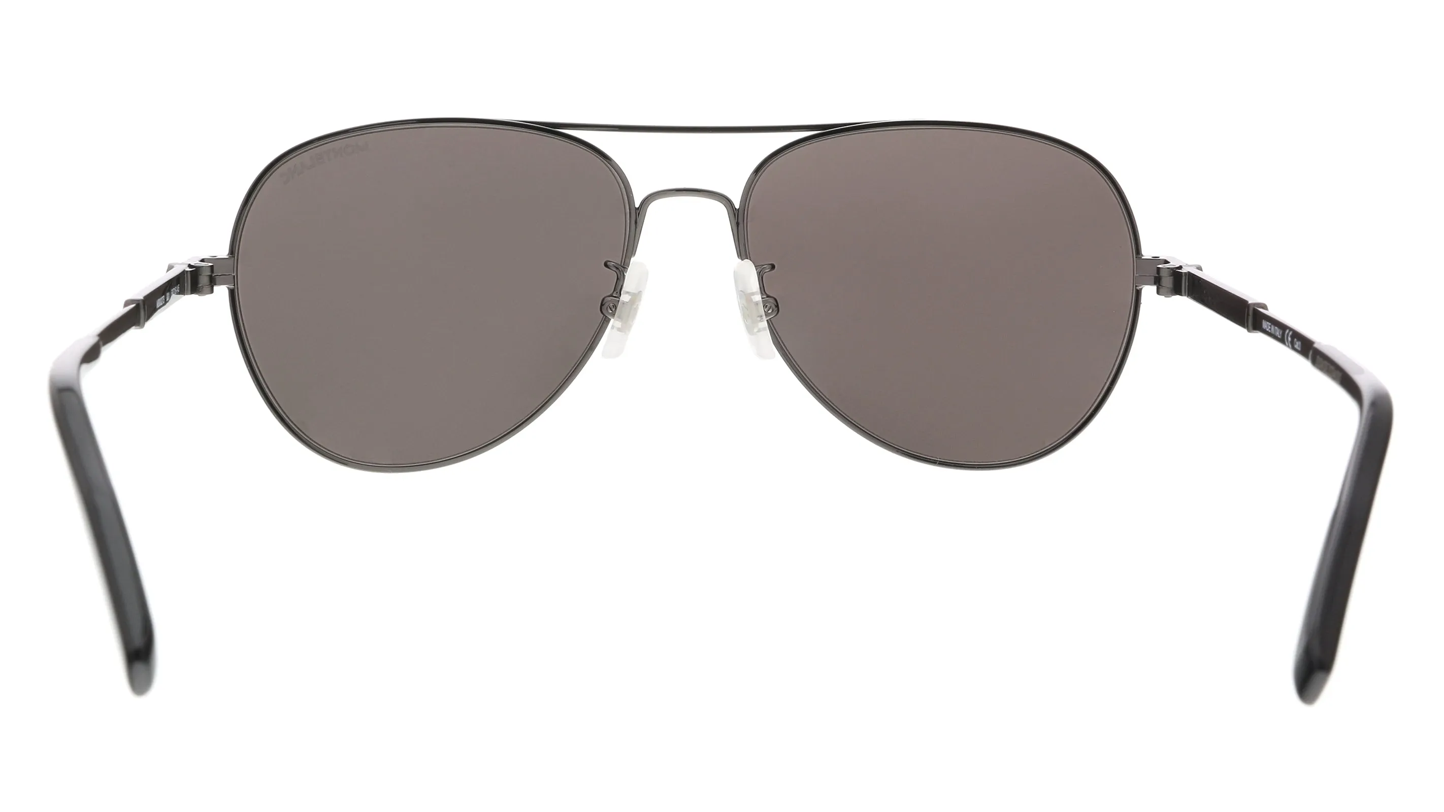 Montblanc MB0027S-001 Ruthenium Aviator Sunglasses