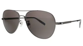 Montblanc MB0027S-001 Ruthenium Aviator Sunglasses