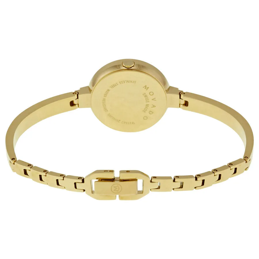 Movado Bela Yellow Gold PVD Stainless Steel Ladies Watch 0607018