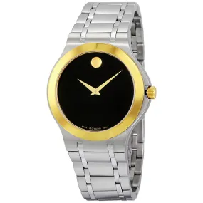 Movado Collection Black Dial Two-tone Men's Watch 0606960