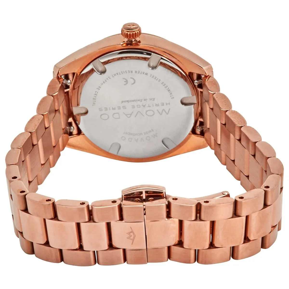Movado Heritage-Datron Quartz Pink Dial Ladies Watch 3650079