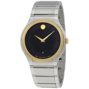 Movado Quadro Black Dial Men's Watch 0606954
