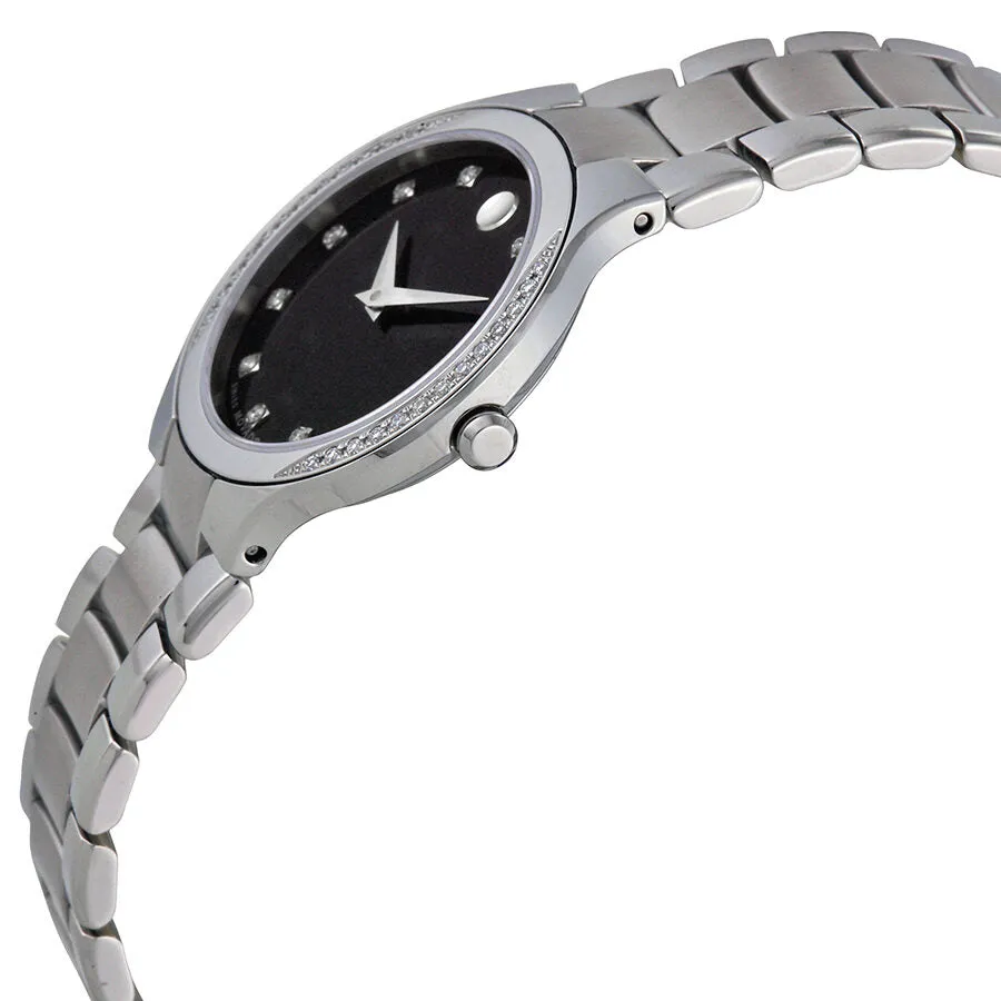 Movado Serio Diamond Museum Dial Ladies Watch 0606491