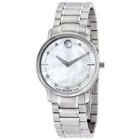 Movado TC Diamond Mother of Pearl Dial Ladies Watch 0606691