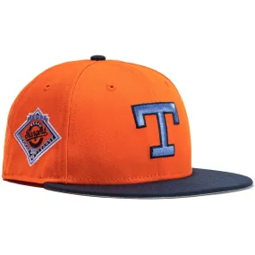 New Era  Orange Crush Texas Rangers Stadium 59FIFTY Fitted Hat
