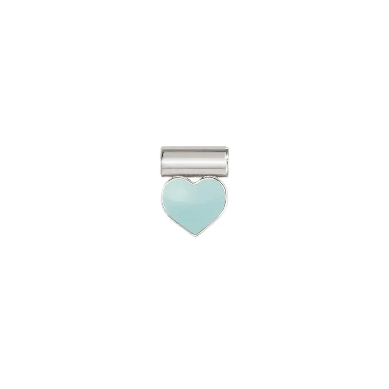 Nomination SeiMia Pendant, Blue Heart, Silver & Enamel