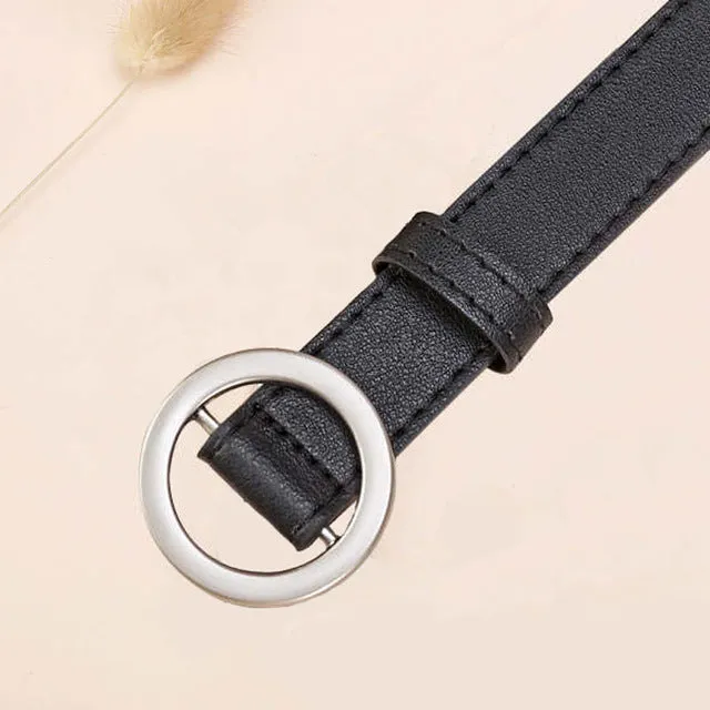NO.ONEPAUL Circle Pin Belts for women