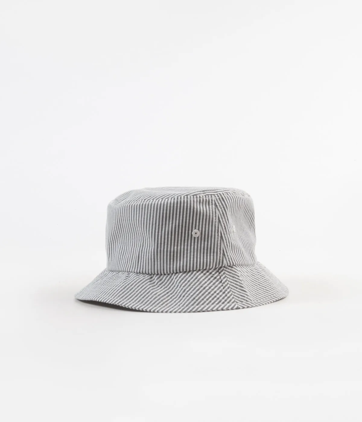 Norse Projects Seersucker Bucket Hat - Navy Stripe