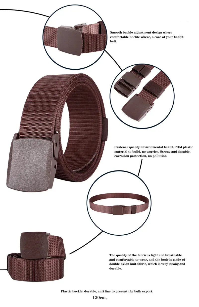 Nylon Canvas Outdoor Training Belt - Unisex