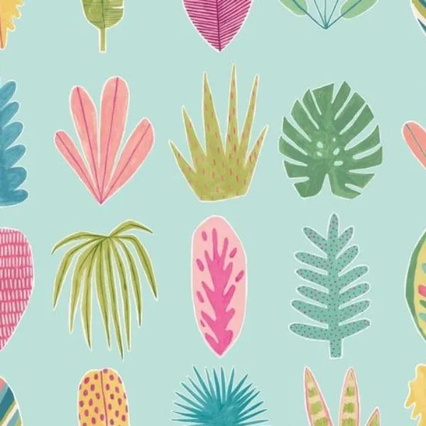 OHPOPSI | Leaf Boogie Aqua & Raspberry