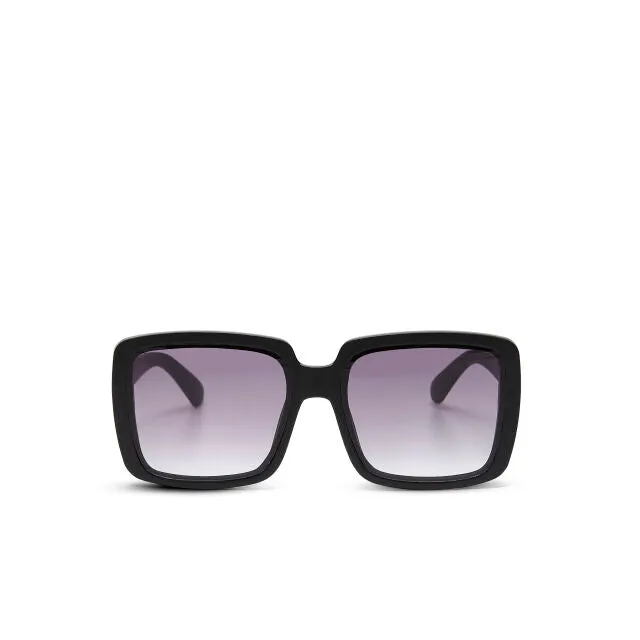 Okkia Sunglasses Square Black Gradient